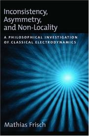 Front cover of Inconsistency, Asymmetry, and Non-Locality by Mathias Frisch
