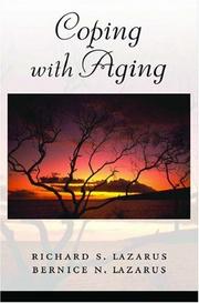 Cover of Coping with aging by Richard S. Lazarus