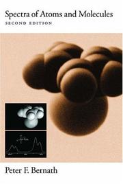 Front cover of Spectra of atoms and molecules by Peter F. Bernath