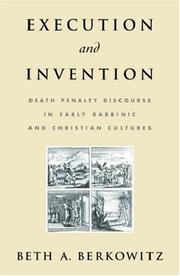 Cover of Execution and Invention by Beth A. Berkowitz