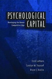 Cover of Psychological capital by Fred Luthans