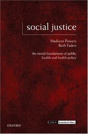Cover of Social justice by Madison Powers