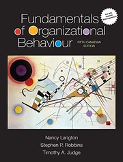 Front cover of Fundamentals of Organizational Behaviour, Updated Fifth Canadian Edition by Nancy Langton;Stephen P. Robbins;Timothy A. Judge