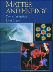 Front cover of Matter and energy by John Owen Edward Clark