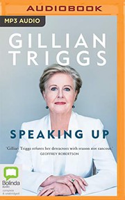 Cover of Speaking Up by Gillian Triggs