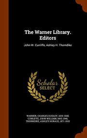 Cover of Warner library by John William Cunliffe