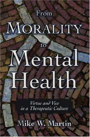 Cover of From morality to mental health by Mike W. Martin