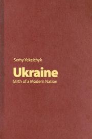 Cover of Ukraine by Serhy Yekelchyk