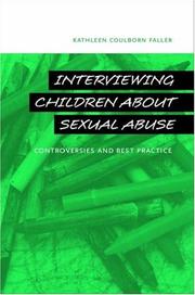 Front cover of Interviewing Children about Sexual Abuse by Kathleen Coulborn Faller