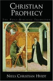 Front cover of Christian Prophecy by Niels Christian Hvidt