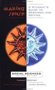Front cover of Making sense by Margot Northey
