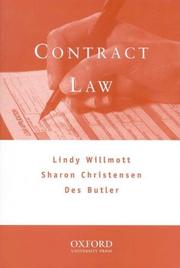 Cover of Contract Law by Lindy Willmott