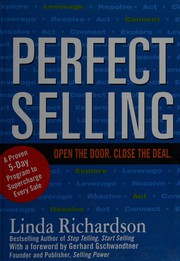 Front cover of Perfect selling by Linda Richardson