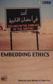 Cover of Embedding Ethics by Peter Pels