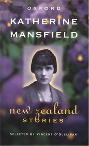 Cover of New Zealand stories by Katherine Mansfield