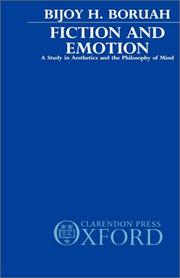 Front cover of Fiction and emotion by Bijoy H. Boruah