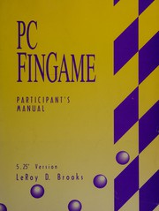 Front cover of PC Fingame Participant's Manual by Brooks Ii