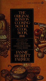 Cover of The Original Boston Cookbook by Fannie Merritt Farmer