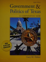 Cover of Government & politics of Texas by Gary M. Halter