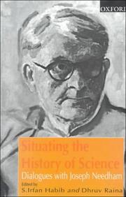 Front cover of Situating the history of science by Joseph Needham