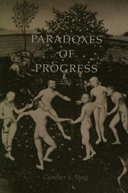 Front cover of Paradoxes of progress by Gunther Siegmund Stent