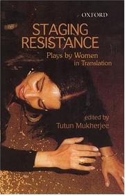 Cover of Staging resistance by Tutun Mukherjee