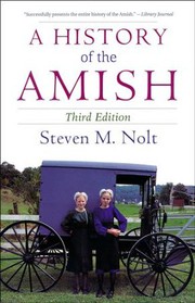 Front cover of History of the Amish by Steven M. Nolt
