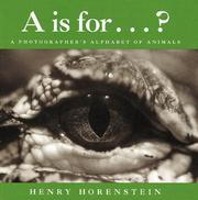 Cover of A is for-- ? by Henry Horenstein