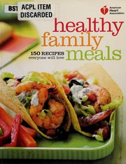 Cover of American Heart Association healthy family meals by American Heart Association