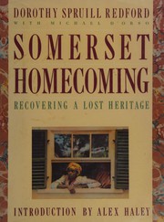 Front cover of Somerset Homecoming by Dorothy Spruill Redford