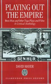 Cover of Playing out the empire by David Mayer