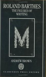 Cover of Roland Barthes by Brown, Andrew Dr.