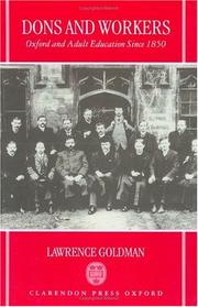 Cover of Dons and workers by Lawrence Goldman