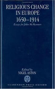 Front cover of Religious Change in Europe 1650-1914 by Nigel Aston
