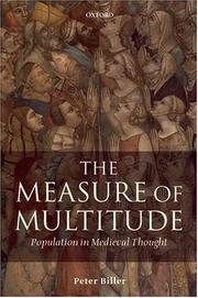 Front cover of The Measure of Multitude by Peter Biller