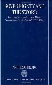 Front cover of Sovereignty and the sword by Arihiro Fukuda