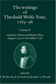 Front cover of The writings of Theobald Wolfe Tone, 1763-98 by Theobald Wolfe Tone