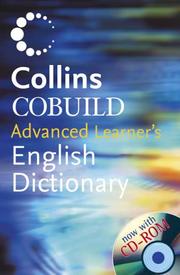 Cover of Advanced Learners English Dictionary (Collins Cobuild S.) by Unknown