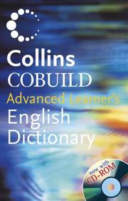 Front cover of Advanced Learners English Dictionary (Collins Cobuild S.) by Unknown