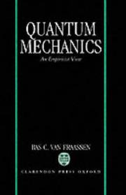 Cover of Quantum mechanics by Bas C. Van Fraassen