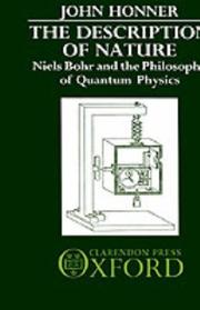Cover of The description of nature by John Honner