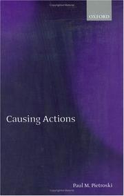 Cover of Causing actions by Paul M. Pietroski