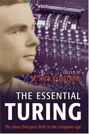 Cover of The Essential Turing by Alan Mathison Turing