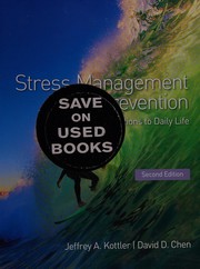 Cover of Stress management and prevention by Jeffrey A. Kottler