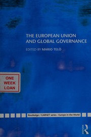 Front cover of The EU and global governance by Mario Telò