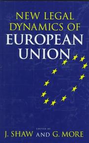 Cover of New legal dynamics of European Union by Jo Shaw
