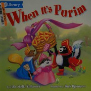 Cover of When it's Purim by Edie Stoltz Zolkower