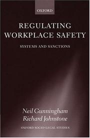 Cover of Regulating workplace safety by Neil Gunningham