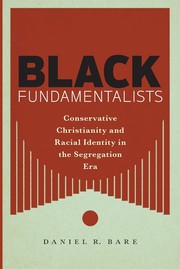 Cover of Black Fundamentalists by Daniel R. Bare