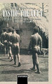 Cover of Inside the cult by Harvey Whitehouse